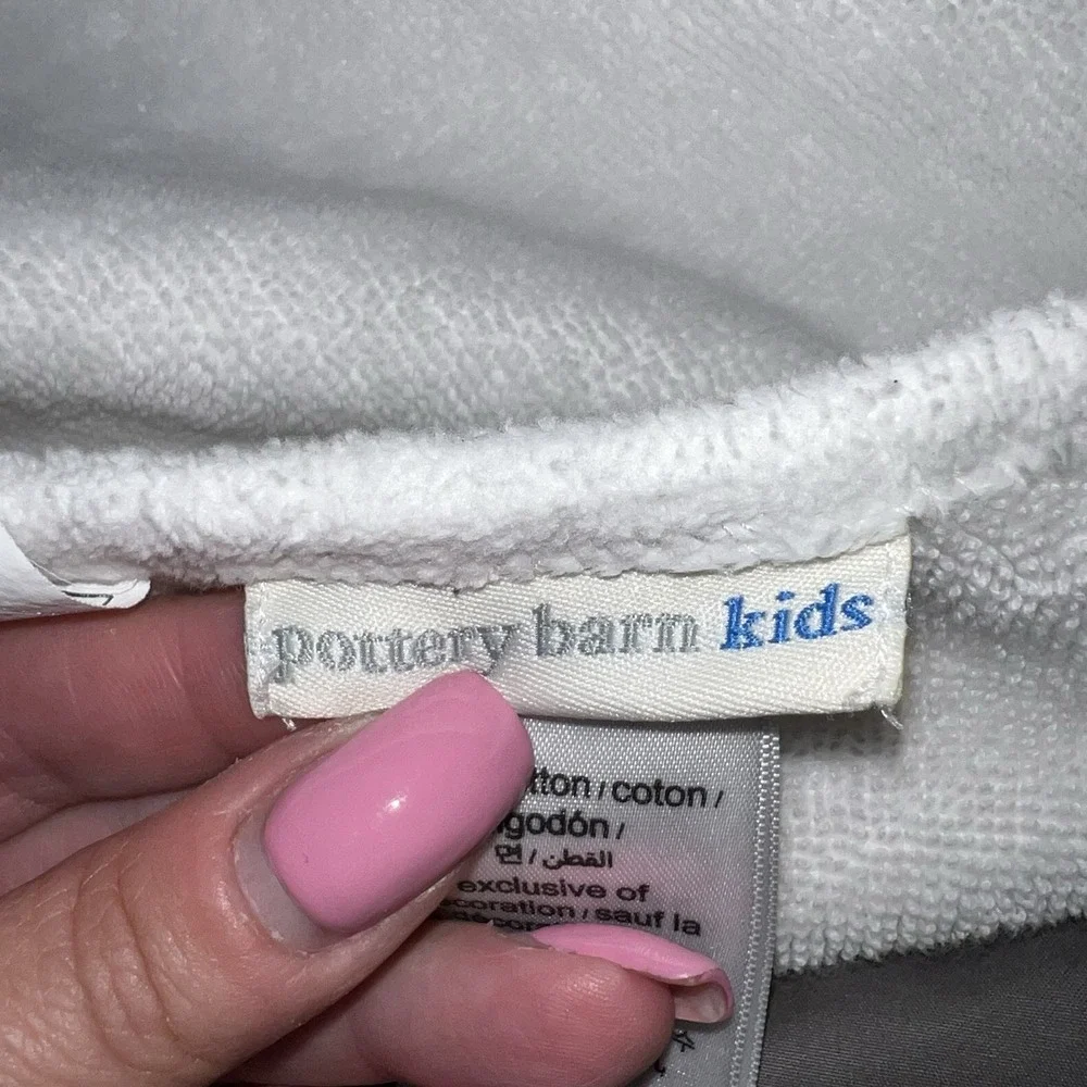 Pottery Barn Kids‎ Critter Plush Kid Hooded Towel Collection Unicorn Engraved